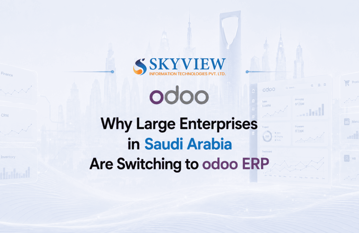 Why Large Enterprises in Saudi Arabia Are Switching to Odoo ERP