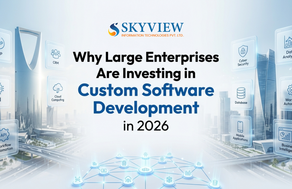 Why Large Enterprises Are Investing in Custom Software Development in 2026